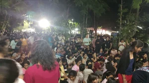 X/@mishraaman01 : Students of the hostel staged massive late-night protests following the incident | 